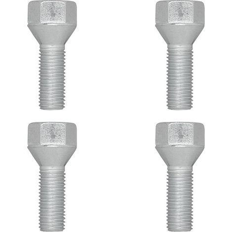 Tornillo de rueda M12x1.5 - asiento cónico de 28 mm - juego de 4 piezas (1/5)