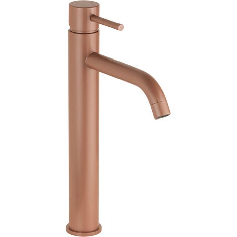 Hoher runder Waschtischmischer in Metallic-Rosa Pollini Jessy Color MXLHMCMMCA3  Metallic-Rosa