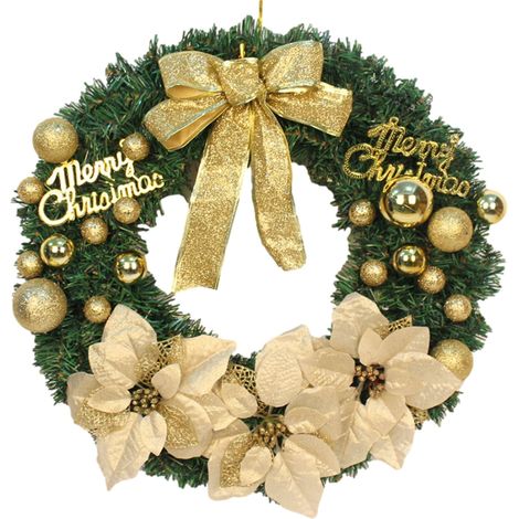 Guirlande De Porte - Guirlande Pour Arbre De Noël - En ABS - Pour Décoration De Nouvel An Et Noël - 1 Pièce (1/5)