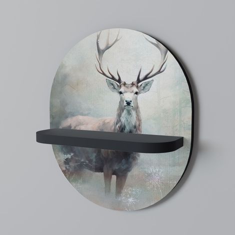Estante ovalado FOREST KING negro (1/5)