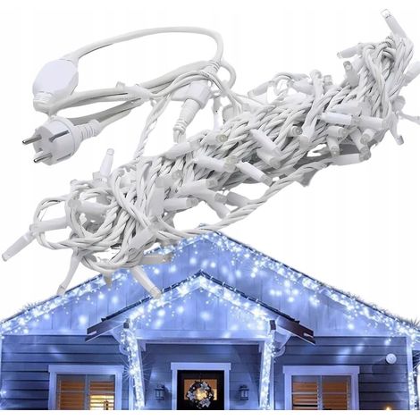 LUZES DE NAVIDAD 500 LED 20M BLANCO FR脥O (30) (1/5)