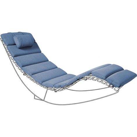 Liegenauflage BRESCIA PREMIUM 180 x 60 cm Blau