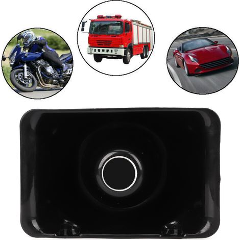 Avertisseur sonore puissant pour voiture, klaxon d'incendie, 9 sons avec mégaphone, 130 dB, 200 W (1/5)