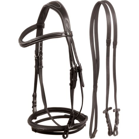 SUPREME Testiera redini e cuciture a contrasto MARRONE MISURA PONY (1/4)