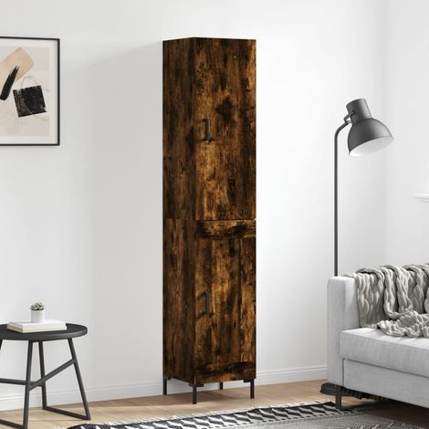 Highboard Smoked Oak 34.5x34x180 cm Engineered Wood vidaXL (1/5)