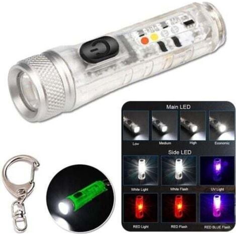 S11 USB Rechargeable Outdoor Flashlight, Mini Powerful Electromagnetic Suction Flashlight, Rechargeable (1/5)