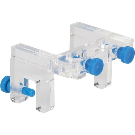 Schlauchhalter aus transparentem Acrylglas für Aquarien, stabile Befestigungshalterung, Klemme für Aquariensonden, langlebiges Montagegestell (1/4)