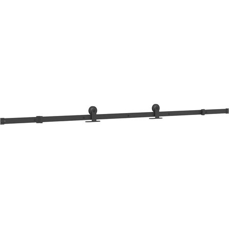 Maison Exclusive - Schiebetür mit Beschlag 76x205 cm ESG-Glas & A