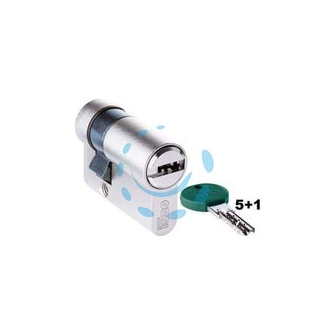 MEZZO CILINDRO EUROPEO SAGOMATO DOPPIO PROFILO "R700" 82R70 - mm.40 (30x10) (82R7030109C.H526)