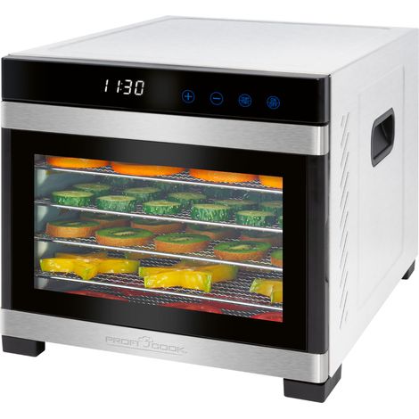 Profi-cook PC-DR 1218 déshydrateur alimentaire argent 6 niveaux (1/5)