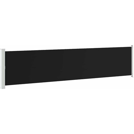 Maison Exclusive - Tenda Laterale Retrattile per Patio 140x600 cm Nera