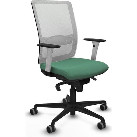 Sedia da ufficio piqueras y crespo ergonomica bianco verde (1/2)