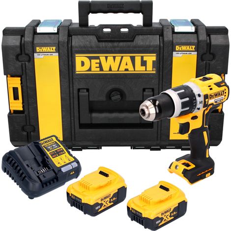 DeWalt DCD 796 P2 Akku Schlagbohrschrauber 18 V 70 Nm Brushless + 2x Akku 5,0 Ah + Ladegerät + Tough Box (1/5)