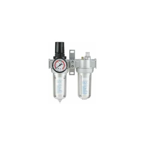 Druckluftfilterregler-Öler, Luftkompressorfilterregler, Druckluftfilterregler-Kombination, Wasserabscheider, Öl-Wasser-Öler SFC400 Filter (- Crezuo) (1/4)