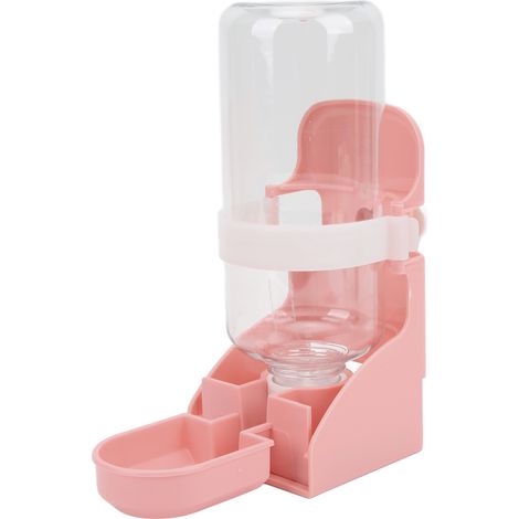 Automatischer Wasserspender (500 ml) für Kaninchen, Meerschweinchen, Chinchillas und Frettchen – Rosa (1/5)