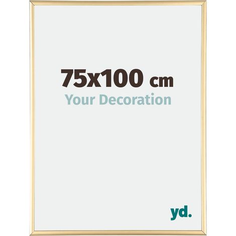 yd. - Cadre photo 75x100 - Or - Aluminium - Kent