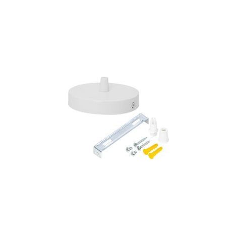 Luminaire, pièce, Boîtier de Connexion en Métal, Abat Jour Rond 1 Trou, Rosette de Plafond, Pavillon Convient à Toutes les Lampes (100 mm x 20 mm) (1/5)