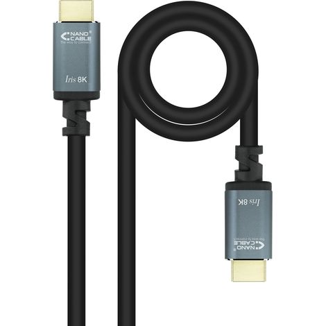 Cavo Hdmi 2.1 Iris 8k 0.5m Nanocable 10.15.8000 (1/3)