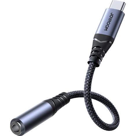 Adaptateur DAC USB-C vers mini jack 3,5 mm noir (1/5)