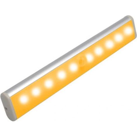 Lot de 10 lampes LED sans fil, rechargeables par USB, magnétiques, avec détecteur de mouvement, 2 modes d'éclairage, lampe de placard portable, Emerge (1/4)
