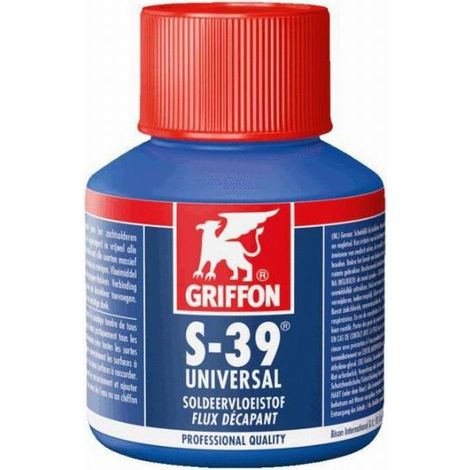 Griffon – Flux à souder S39 80 ml – Décapant pour soudures – Application précise sur métaux – Résultat optimal pour travaux professionnels