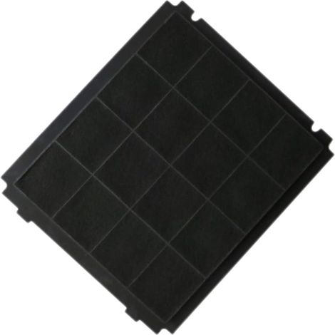 Filtre à charbon actif pour hotte - 1 pièce - Carbone haute densité - Filtration odeurs et graisses - Compatible Airforce Blackpearlled - 305x266x15mm (1/2)