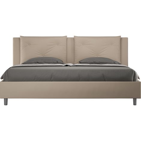 Letto Matrimoniale 160x190 cm Senza Rete Appia Tortora (1/4)