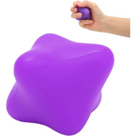 Balle de force de préhension - Hexagonale - Silicone qualité alimentaire - Résistante à l'huile et à l'usure - Compacte portable (1/5)