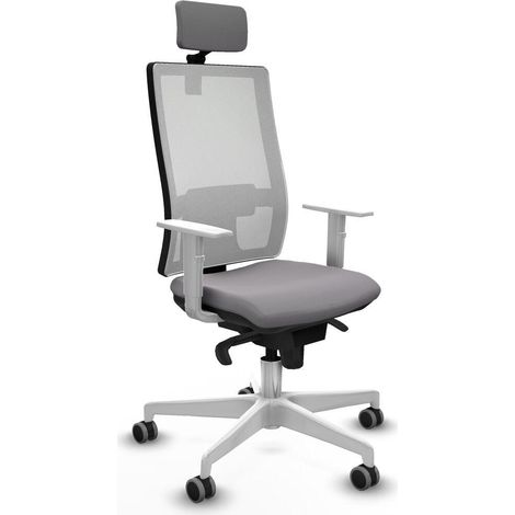 piqueras-y-crespo Horna chaise de bureau gris confortable (1/3)