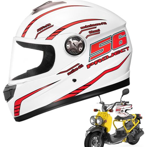 Casques de moto d'hiver - Casques d'hiver respirants avec écharpe amovible - Casques de protection et confortables pour vélo électrique et moto (1/5)
