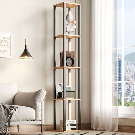 Mueble estantería LED de MDF 165 cm OKMYHOME (1/5)
