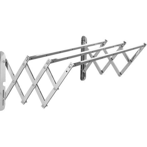 ArgentCorde à linge murale rétractable 60cm80cmAluminium haute résistanceFinition acier inoxydableDimensions : 60cm80cm cmCorde à linge pliableCorde à linge extérieure (1/3)