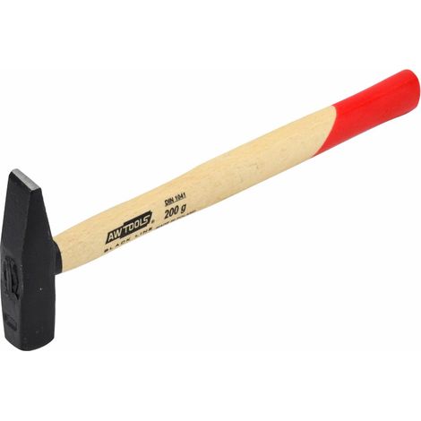 Awtools młotek ślusarski 0,2 kg trzonek drewniany black line