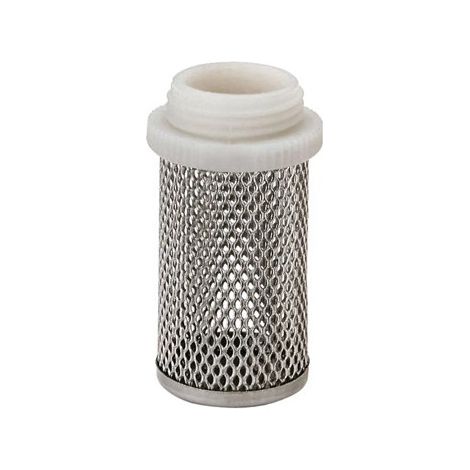 Filtro zincato per valvole "Europa" con rete in acciaio inox e parte filettata in polimero -3/4"