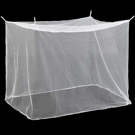 Moustiquaire Mindsoft 4 Münzen im Lager, Fahrten im Licht, Camping, Maison, Reisen in der Luft (Blanc A, L 79 x 71 x H 67 Pouces, ohne Ouvertüre)