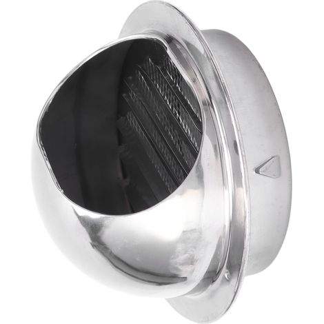 Capot de ventilation en acier inoxydable, résistant à la pluie et au vent, 15 cm (1/5)