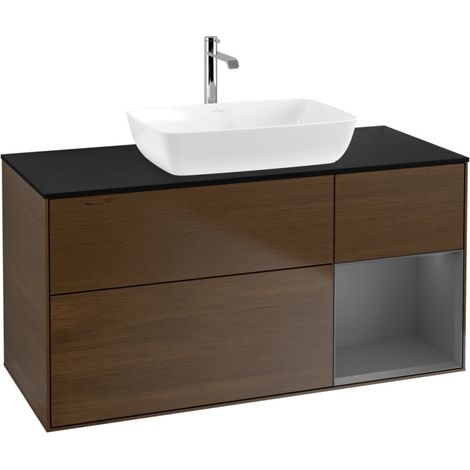 Villeroy & Boch F832GKGN Meuble sous-lavabo Finion F83 (1/2)