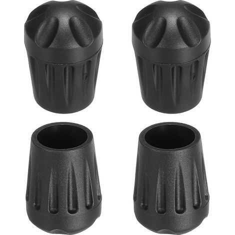 Lot de 4 embouts antidérapants de rechange pour chaises pliantes de camping (diamètre 0,62 pouce). (1/2)