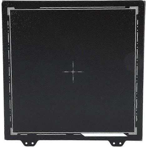 Tôle d'acier à ressort, revêtement en poudre noir, pour autocollant magnétique Prusa Anet CR-20 220 mm, face B (1/4)