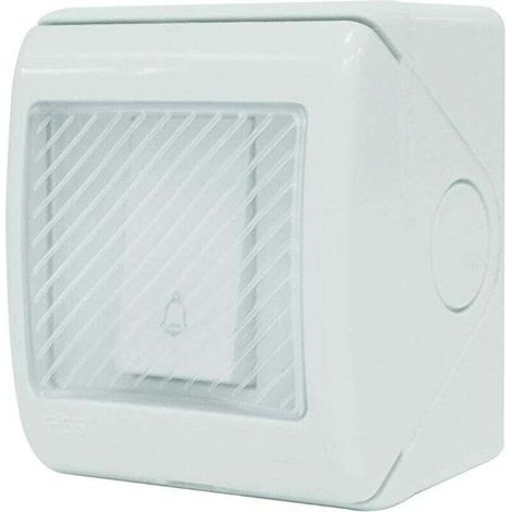 Interrupteur Extérieur Étanche Poussoir Bouton Électrique pour Usage Intérieur et Extérieur Ortviai (1/4)
