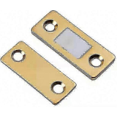Lot de 5 fermetures magnétiques pour portes de placard, aimants ultra-fins et auto-adhésifs pour tiroirs, meubles et portes de balcon.