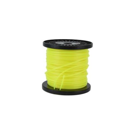 Ligne de Débroussailleuse, Ligne de Débroussailleuse Ronde de 3,0 Mm Ligne de Désherbage Professionnelle en Nylon Adaptée à la Plupart des Tondeuses à Gazon pour la Coupe Lourde Jaune(30 meter (1/5)