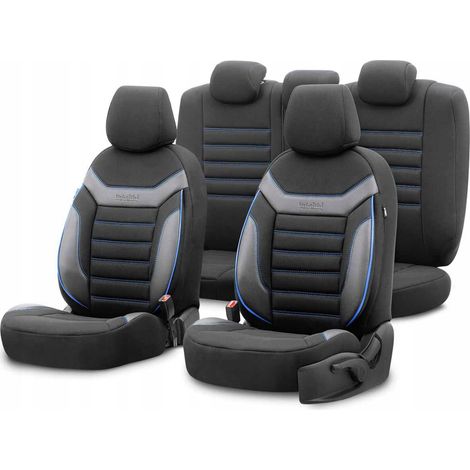 Set di coprisedili auto OTOM INDIVIDUAL 203 NERO/BLU (1/5)
