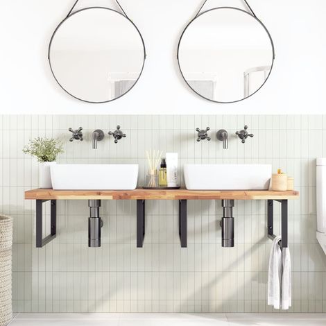 Maison Exclusive - Waschtischplatte Unbehandelt 120x60x4 cm Massi