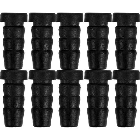 Protections d'essieu pour roulettes de meubles, lot 20, noires, (1/5)