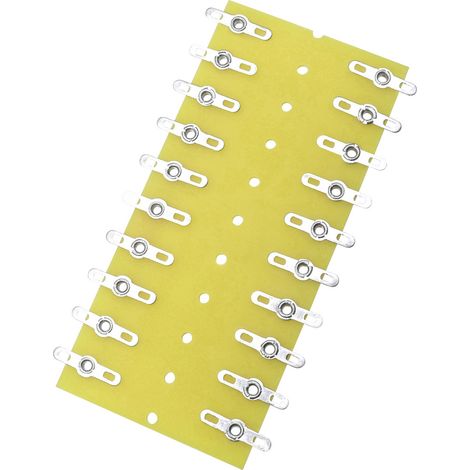TRU COMPONENTS Lötleiste zweireihig Polzahl Gesamt 20 Hartpapier (L x B x H) 82 x 38 x 1.6 mm 1 St. (1/3)