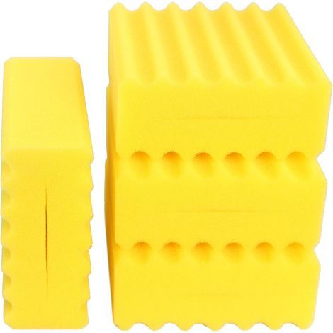 Packung mit 4 feinen gelben Filterschwämmen für Sunsun CBF-350. CBF-350B. CBF-350C und CBF-550 Filter (1/2)