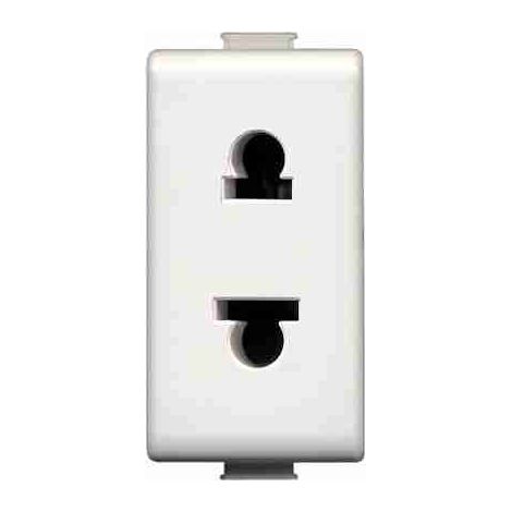 Prise euro-américaine BTIAM5025R 2P - 16A - 127/250Vca