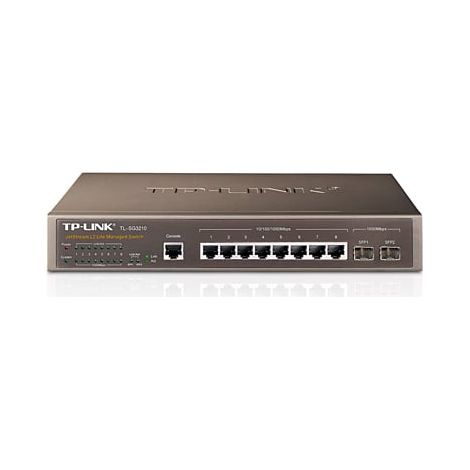 Switch di Rete TP-Link TL-SG3210 di Livello 2 Lite con 8 Porte Gigabit e 2 SFP