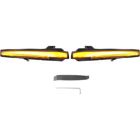 Feux de clignotant LED lentille fumée pour rétroviseur Mercedes-Benz Classe V W447 2014-2018, feu de jour DRL (1/5)